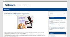 Desktop Screenshot of fashionre.com
